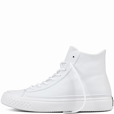 Converse Chuck Taylor All Star Modern Lux High Tops Mens - White/Black/White Shoes (909AUMJZ)